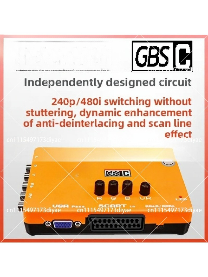 Retro Gaming Us - Conversor de Vídeo GBS-C Alternativa OSSC