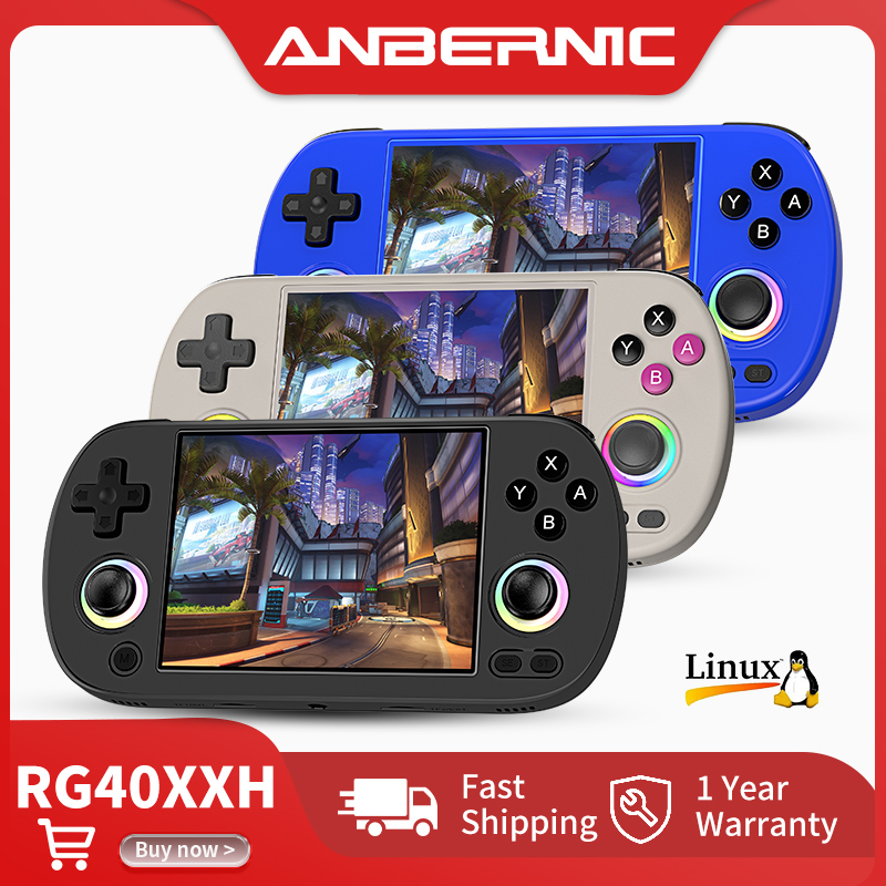 Retro Gaming Play Zone - Console de jogos portátil Anbernic RG40XX