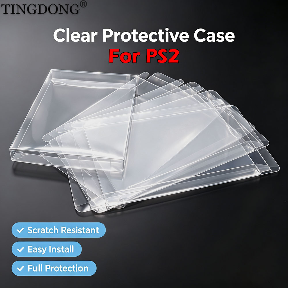 Game Cartridge Case - 1-10 Peças de Estojo Protetor Transparente