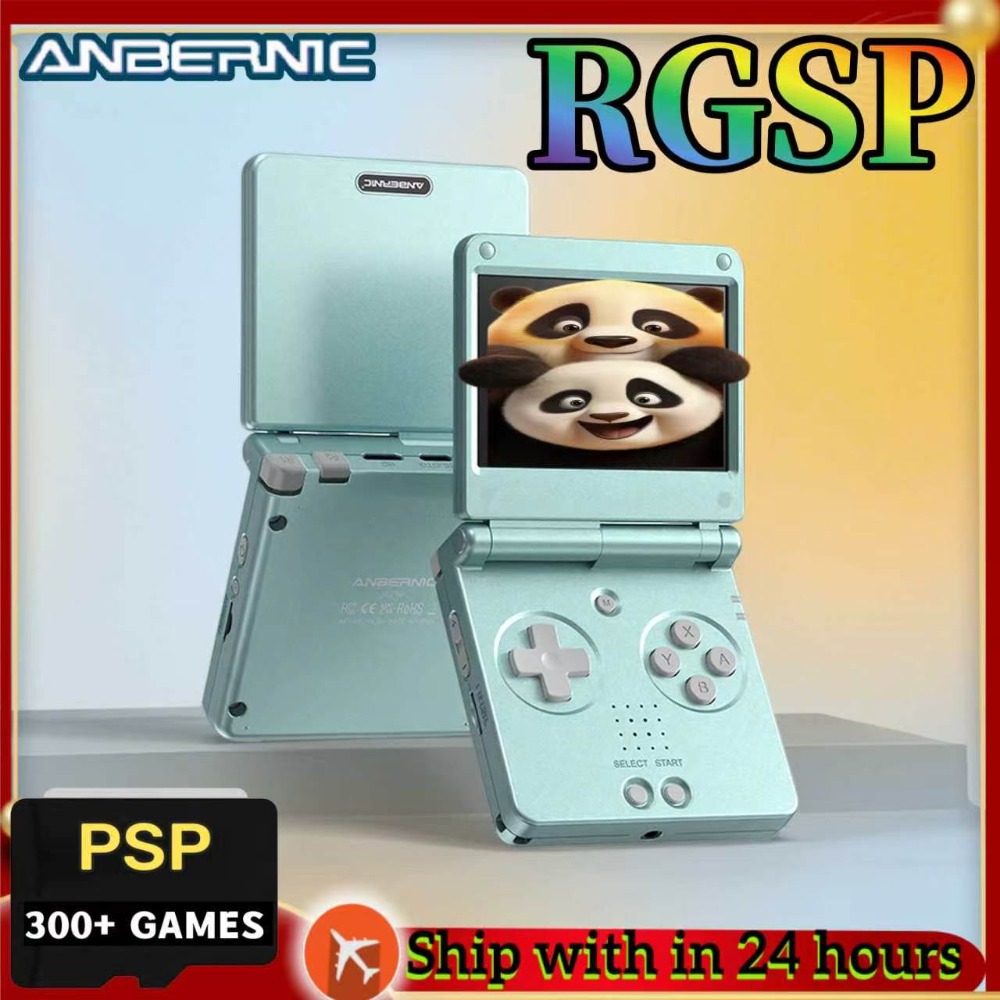 Retro Gaming Play Zone - Console de jogos portátil Anbernic RGSP