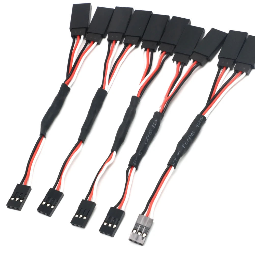 Controller Extension Cord - 5 peças 100/150/200/300/500mm rc servo y