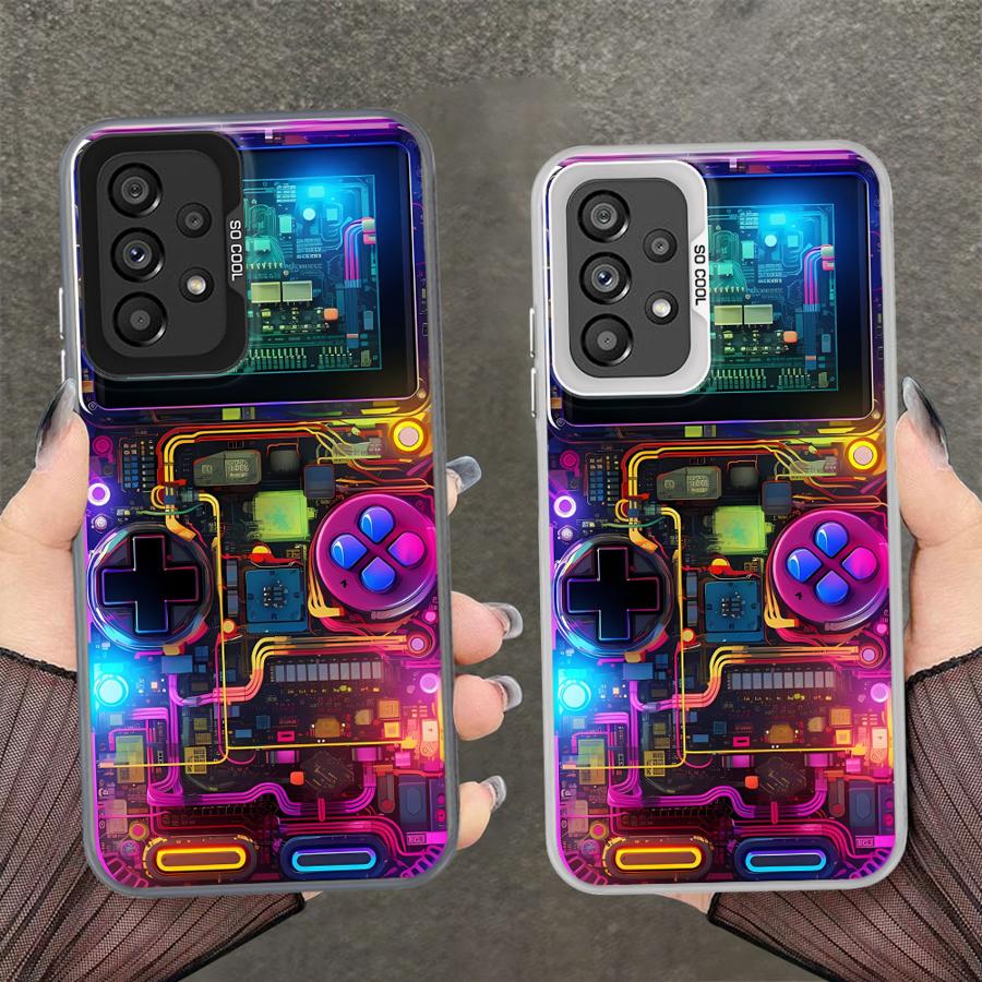 Retro Gaming Nook - Capa com Estampa de Console de
