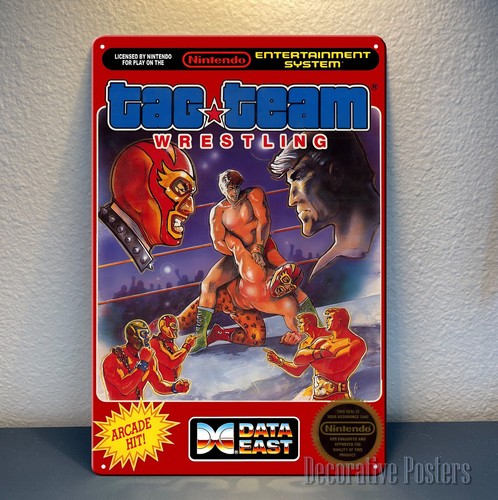 Retro Gaming Us - Y1, Poster Metálico de Jogo de