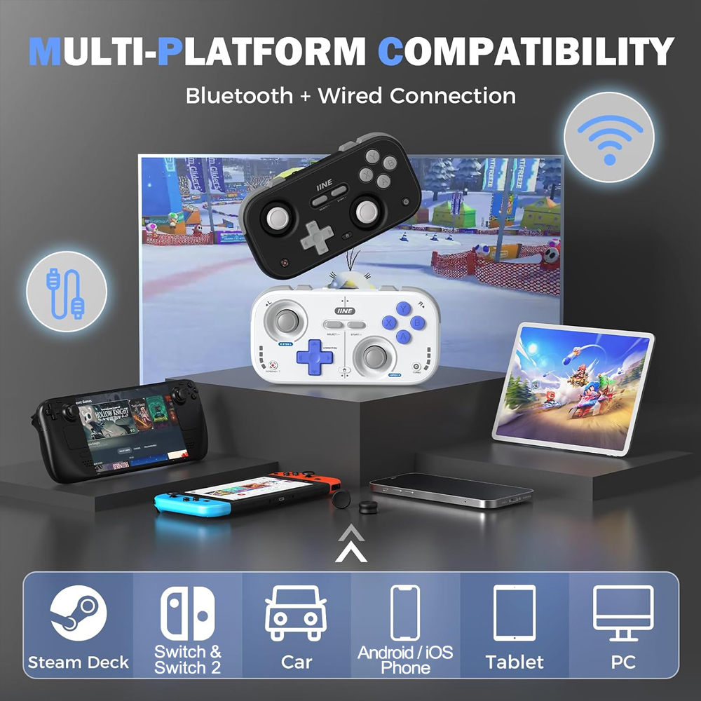 IINE Controle Mini Retro Bluet - Retro Gaming Nook avaliação e preço