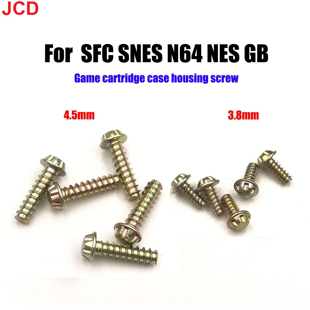 JCD 10pcs 3.8mm 4.5mm Parafuso - Game Cartridge Case avaliação e preço