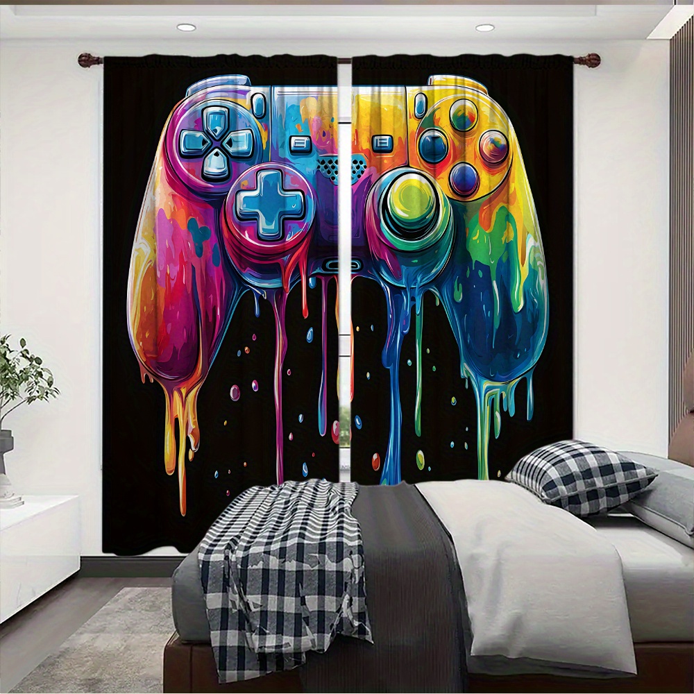 Cortina de Painel com Tema de  - Background Retro Gaming avaliação e preço