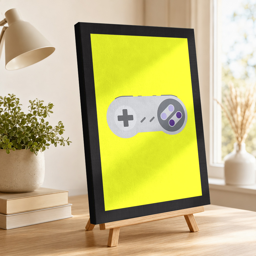 Pôster de Impressão em Tela co - Background Retro Gaming avaliação e preço