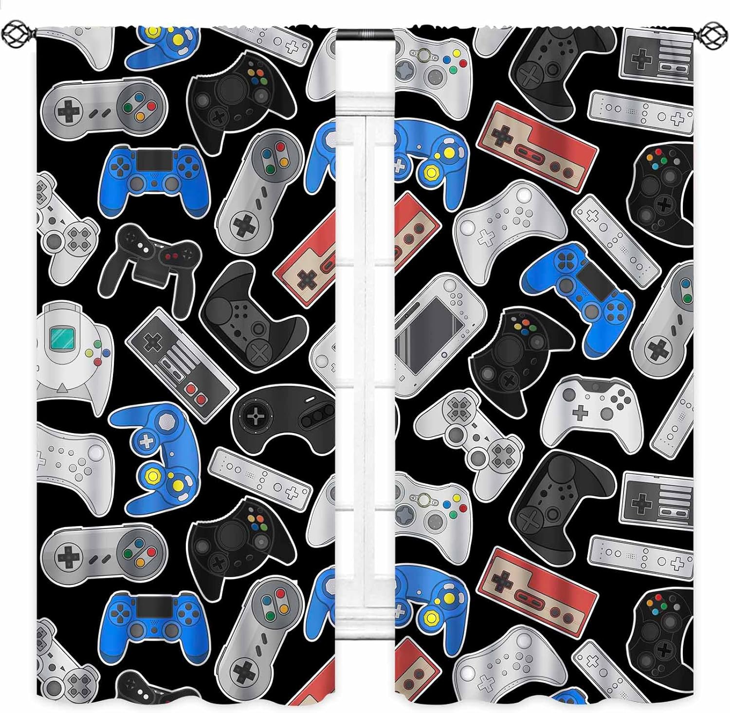 Cortinas com Estampa de Contro - Background Retro Gaming avaliação e preço