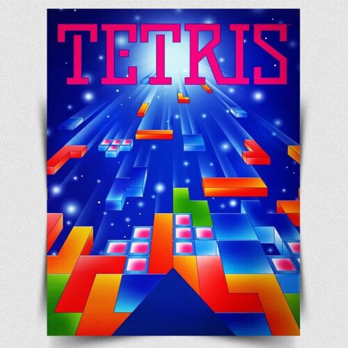 TETRIS METAL SIGN PLAQUE - Pôs - Retro Gaming Us avaliação e preço