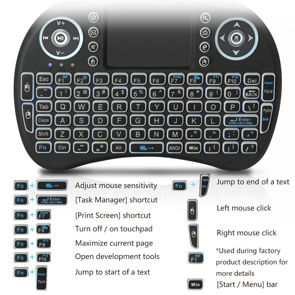 Mini teclado sem fio retroilum - Retro Gaming Nook avaliação e preço