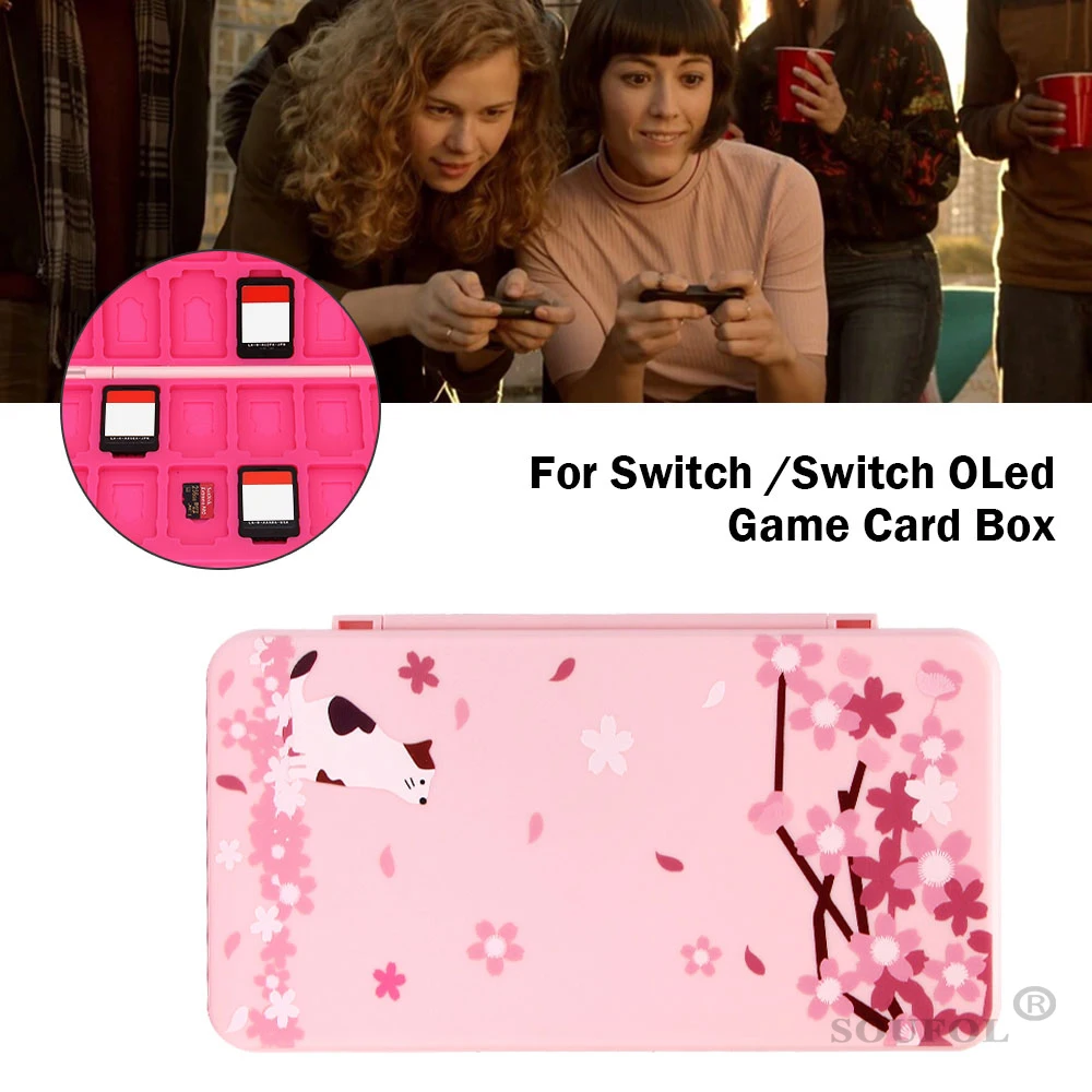 24 em 1 bonito caso de armazen - Game Cartridge Case avaliação e preço